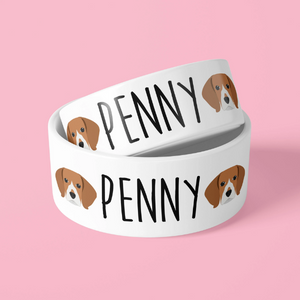 A picture of Paws & Co Personalised Minimal Dog Pet Bowl